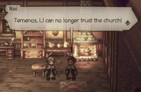 Roi octopath - The ruins are a Danger Level 24 dungeon that holds some of the answers Temenos has been searching for. The enemies inside are mostly weak to Light, so you’ll be using Temenos often here. There’s no...